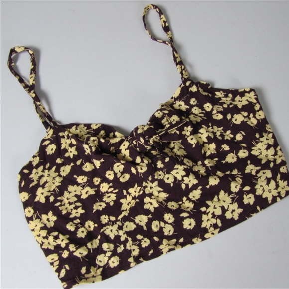 Free People All Mine Longline Bralette Aubergine M - Picture 3 of 3